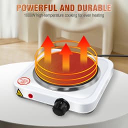 Single/Double-Head Electric Stove Electric Hot Plate Portable Kitchen Table Top Stove Hotplate 2000W Cooking Pot