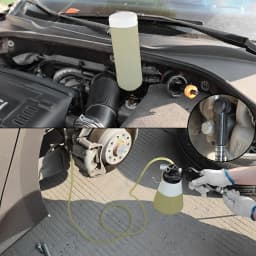 1L 0.75L/3L Car Brake Bleeder Hydraulic Pumping Fluid Pump Kit Oil Change Purge Tank Tubes Repair Tool