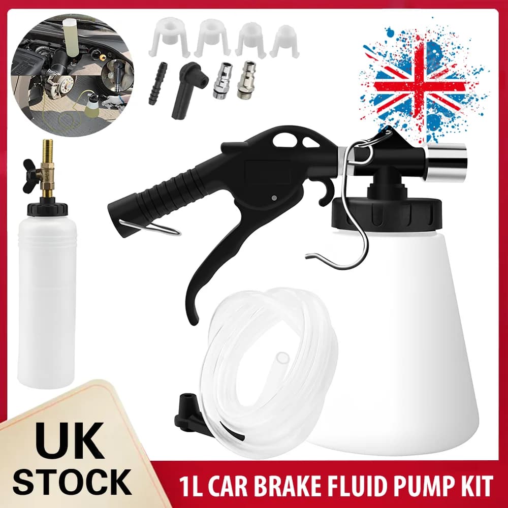 1L 0.75L/3L Car Brake Bleeder Hydraulic Pumping Fluid Pump Kit Oil Change Purge Tank Tubes Repair Tool