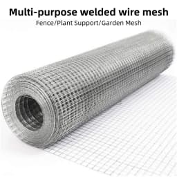 BRIEFNESS Galvanised wire mesh Multi-purpose wire Easy to cut Vegetable protection mesh Climbing plant support mesh Fencing