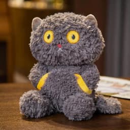 Cat Plush Toys Rotatable Head Stuffed Doll Sleeping Companion Children Birthday Christmas Gift