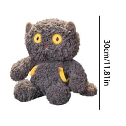 Cat Plush Toys Rotatable Head Stuffed Doll Sleeping Companion Children Birthday Christmas Gift