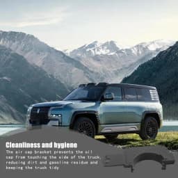 Oil Tank Cover Holder Auto Aluminum Alloy Oil Tank Cover Bracket Multi-Purpose Replacement Accessories For Pickups SUVs Trucks