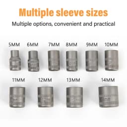 38pcs 1/2" 1/4" 3/8" Ratchet Screwdriver Set Combination Toolbox Hardware Magnetic Screw Driver Car Repair Tool Kit