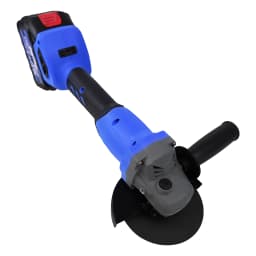 21V Handheld Brushless Angle Grinder Cutting Rechargeable Electric Power Tool w/ 3.0Ah Battery & Charger, 2-Position Adjustable