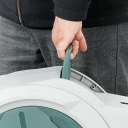 Retractable Hose Reel Wall Mounted with Lock, Auto Rewind, Grey