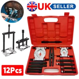 12PCS Gearbox Bearing Splitter Kit Gear Puller Fly Wheel Separator Removal Tool