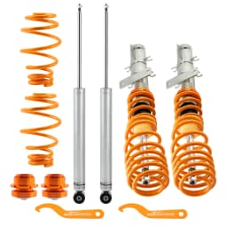 Street Coilovers Suspension Kit for Skoda Fabia Mk1 6Y Inc vRS hatchback Estate For VW POLO MK4 (9N_ Coils Springs