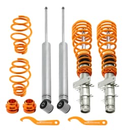 Street Coilovers Suspension Kit for Skoda Fabia Mk1 6Y Inc vRS hatchback Estate For VW POLO MK4 (9N_ Coils Springs