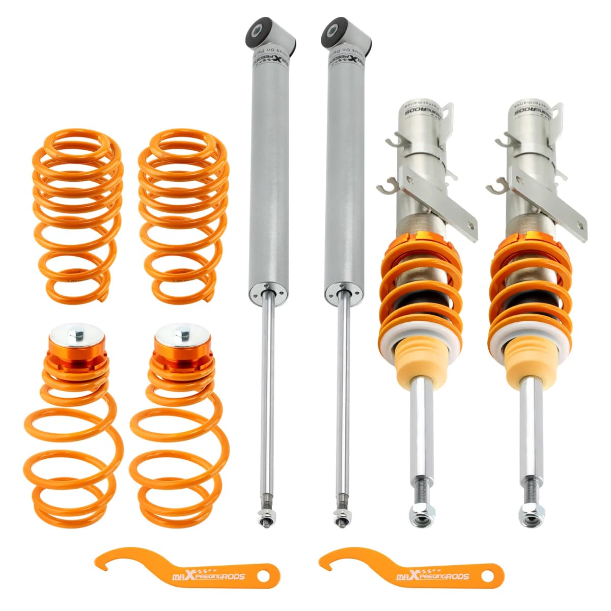 Street Coilovers Suspension Kit for Skoda Fabia Mk1 6Y Inc vRS hatchback Estate For VW POLO MK4 (9N_ Coils Springs