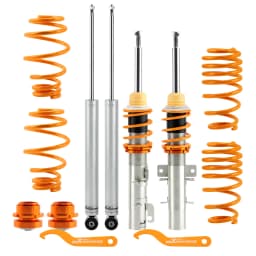 Street Coilovers Suspension Kit for Skoda Fabia Mk1 6Y Inc vRS hatchback Estate For VW POLO MK4 (9N_ Coils Springs