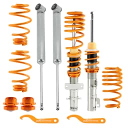 Street Coilovers Suspension Kit for Skoda Fabia Mk1 6Y Inc vRS hatchback Estate For VW POLO MK4 (9N_ Coils Springs