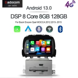 720P PX6 2 din Android 12.0 8 Core 8G+256GB ROM Car DVD Player GPS autoradio BT 5.0 For Buick Encore Opel MOCCA 2012 2013- 2015