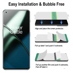 3PCS Hydrogel Film for OnePlus 12 12R 11 11R 10 10T ACE 2 Pro Soft Screen Protector for OnePlus Nord 4 CE 3 2 Lite N30 N20 Film