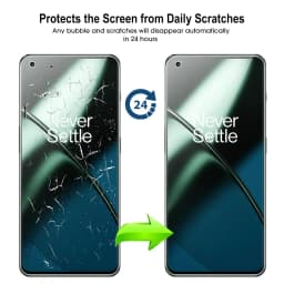 3PCS Hydrogel Film for OnePlus 12 12R 11 11R 10 10T ACE 2 Pro Soft Screen Protector for OnePlus Nord 4 CE 3 2 Lite N30 N20 Film