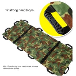 Portable Soft Stretcher With Handbag First Aid Tools 12 Handles Soft First Aid Medical Stretcher For Home Sports Hospital Aid