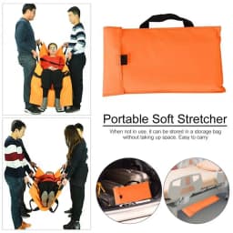 Portable Soft Stretcher With Handbag First Aid Tools 12 Handles Soft First Aid Medical Stretcher For Home Sports Hospital Aid