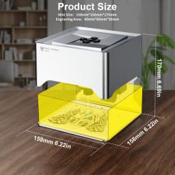 TwoTrees TS1 Laser Engraver 3W Mini Laser Engraveing Machine Support Bluetooth Connection APP Control Speed 3000mm/min A4988