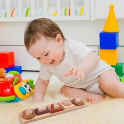 Sorting Toys For Toddler Wooden Stacking Block Sets Educational Toys Geometric Shape Sorter Colorful Sorting Game For Children