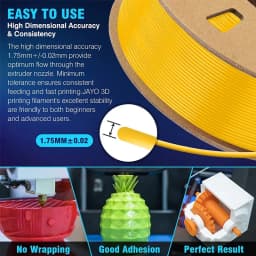 JAYO 3D Printer PLA/PETG/PLA+ /PLA META /SILK/ASB/TPU Filament 1.75mm 2Roll 1.1KG/0.65KG 3D Printer Filament for 3D Printer