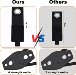 TECHSHARE Garage ge Storage(Black Wall Hook)