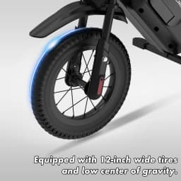 EVERCROSS PLUS Electric Dirt Bike for Kids, 150W, Adjustable Speed 8/16 Km/h, Up to 10 km Range, 12-Inch Motocross for Kids 3-12