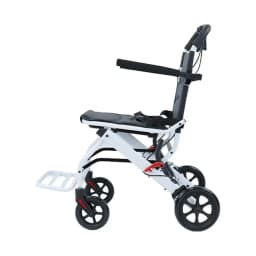 Folding Wheelchair Lightweight Portable Transit Travel Chair for Adults Ergonomic Design Wheelchair with Adjustable Safety Strap