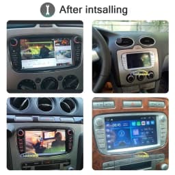 Carplay DSP Car DVD Player LTE IPS Android 13 8G+128G 8Core Multimedia GPS Map multimedia Wifi For Ford Focus Mondeo C-MAX S-MAX