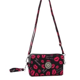 Ladies Girls multifunction 3 layers zipper wallet WaterProof Canvas Fabric Purses Moneybag Coin Purse, Crossbody Cellphone Purse
