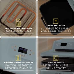 HTVRONT 15x15in 1500w Automatic Heat Press Machine Digital T-shirt Transfer Sublimation Print Vinyl Sublimation for T-shirt Bag