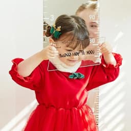 Puzzle Mirror Growth Chart Ruler Shatterproof Acrylic Height Measurement Mirror Ruler Wall Decoration Full Body Mirror