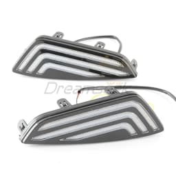 LED Daytime Running Light DRL for Toyota Sienna XSE XL40 2021 2022 2023 2024 Auto Driving Dynamic Turn Signal Light Fog Lamp
