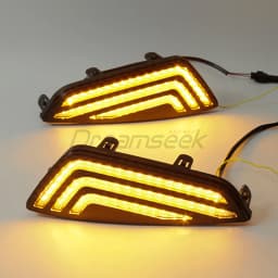 LED Daytime Running Light DRL for Toyota Sienna XSE XL40 2021 2022 2023 2024 Auto Driving Dynamic Turn Signal Light Fog Lamp