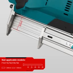 ONEVAN F30G Brushless Electric Nail Gun Cordless 22MM Stapler Nailer Woodworking Power Tool With Nail For Makita 18V Battery Pin