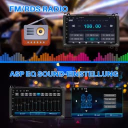 Essgoo 2DIN Android 14 9inch Carplay Car Stereo Multimedia Player Radio GPS Navi For Mercedes Benz A/B Class W169 W245 B200 W906