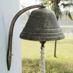 Vintage Metal Cast Iron Home Door Bell Wall Mounted Garden Doorbell Bronze