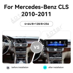14.9" Android Car Player For Mercedes Benz CLS C218 2010 2011 Car Radio Stereo Multimedia GPS DVD Touch Screen Wireless Carplay