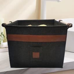 Indoor Firewood Storage Bag Laundry Basket For Bedroom Dirty Clothing Dirty Clothing Carrier Bag Household Groceries Organizer