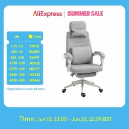 Vinsetto Home Office Chair Reclining Computer Chair w/ Lumbar Support White