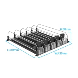 Beverage Organizer for Refrigerator, Automatic Beverage Propeller, Easy to