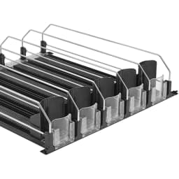 Beverage Organizer for Refrigerator, Automatic Beverage Propeller, Easy to