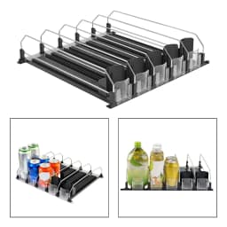 Beverage Organizer for Refrigerator, Automatic Beverage Propeller, Easy to