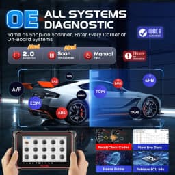 Autel MaxiCOM MK900BT Car Bidirectional Diagnostic Tools OBD2 Scanner 40+ Service 3K+ Active Tests All Sys FCA 33ft BT Ver. of MK900 MX900 MK808S MK808BT PRO MX808S MK808Z 40+ Service 3K+ Active Tests DOIP CANFD All System FCA