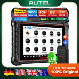 Autel MaxiCOM MK900BT Car Bidirectional Diagnostic Tools OBD2 Scanner 40+ Service 3K+ Active Tests All Sys FCA 33ft BT Ver. of MK900 MX900 MK808S MK808BT PRO MX808S MK808Z 40+ Service 3K+ Active Tests DOIP CANFD All System FCA