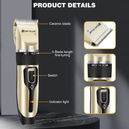 BRIEFNESS Pet Shaving Trimmer Professional Hair Trimmer Cordless Precision Trimmer All-In-One Body Hair Trimmer Sharp Blades