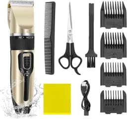 BRIEFNESS Pet Shaving Trimmer Professional Hair Trimmer Cordless Precision Trimmer All-In-One Body Hair Trimmer Sharp Blades