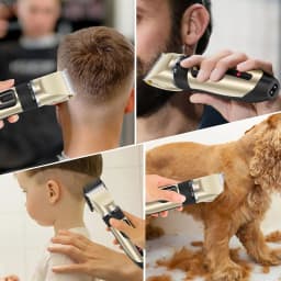 BRIEFNESS Pet Shaving Trimmer Professional Hair Trimmer Cordless Precision Trimmer All-In-One Body Hair Trimmer Sharp Blades