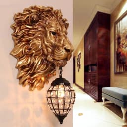 LED Wall Lamp Lighting Fixtures Resin Art Sculptures Home Wall Sconce Lights
