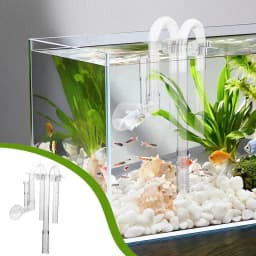 Fish Tank Inflow Outflow Sets Aquarium Inflow Outflow Tube Kit Fish Tank Strainer Device External Filtering Replacement