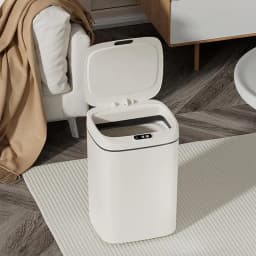 Smart Sensor Trash Can Automatic Garbage Can For Bathroom Motion Sensor Garbage Bin Large Capacity Trash Can With Lid For